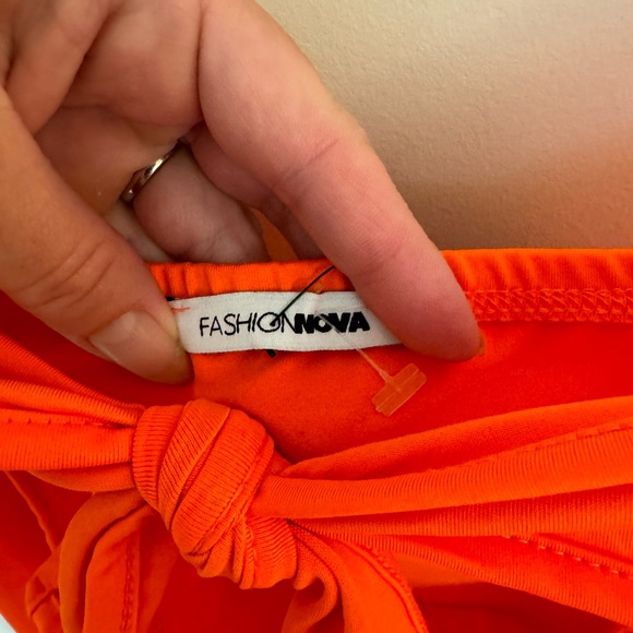 *BOGO Eligible* Bright, neon orange; short and sexy dress - Picture 7 of 7